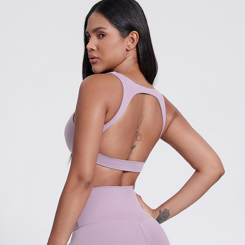 Shock‑support training bra with a sleek, sculpting fit and elevated no‑sag stability for running, yoga, and Pilates.