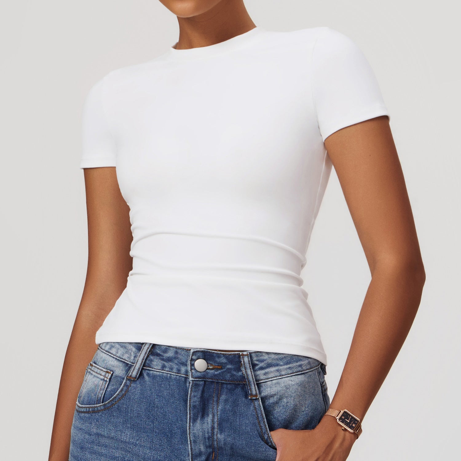 Ultra‑light, quick‑dry performance tee designed for the modern, movement‑driven woman