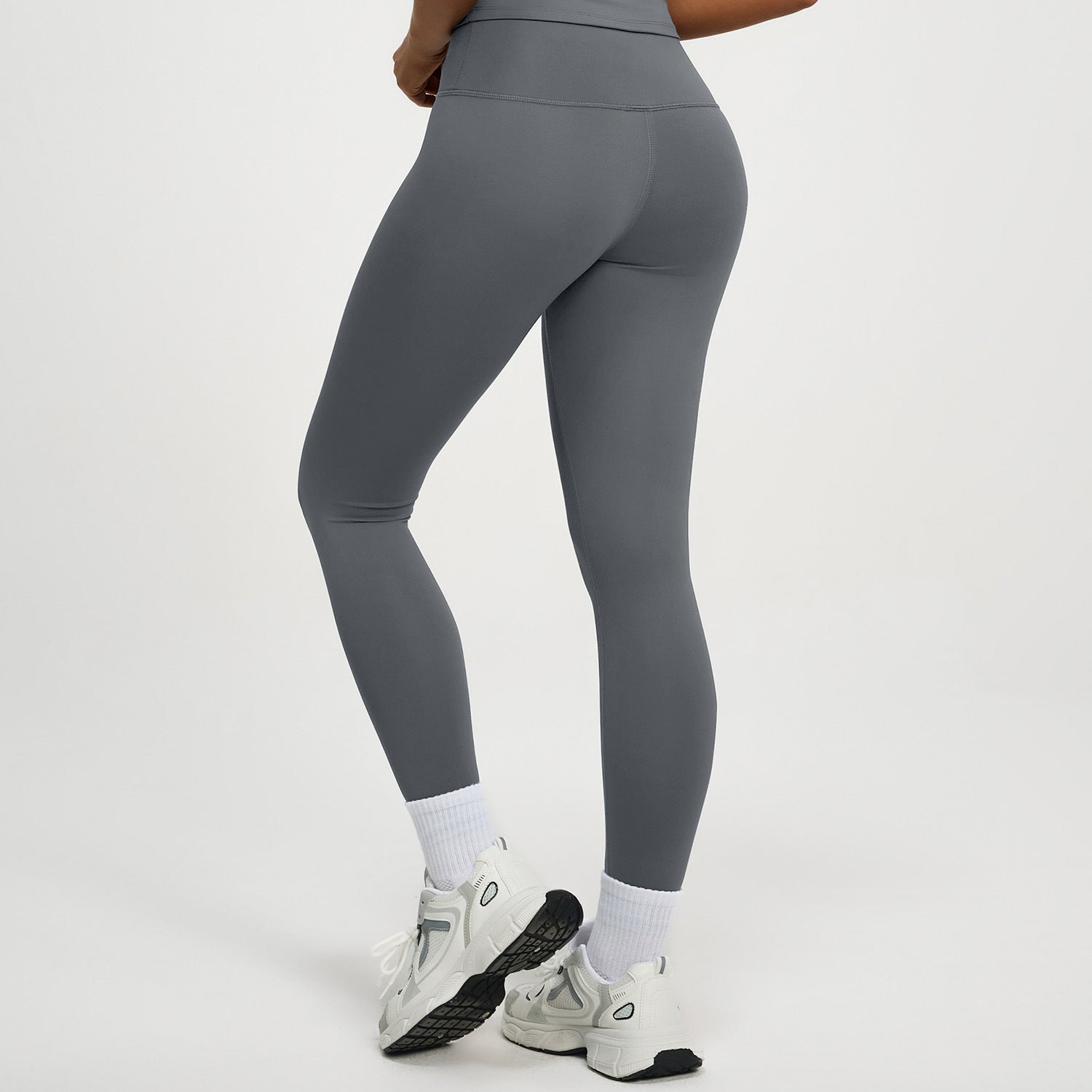 High‑waisted, no‑T‑line sculpting leggings with a sleek, elevated peach‑lift silhouette.