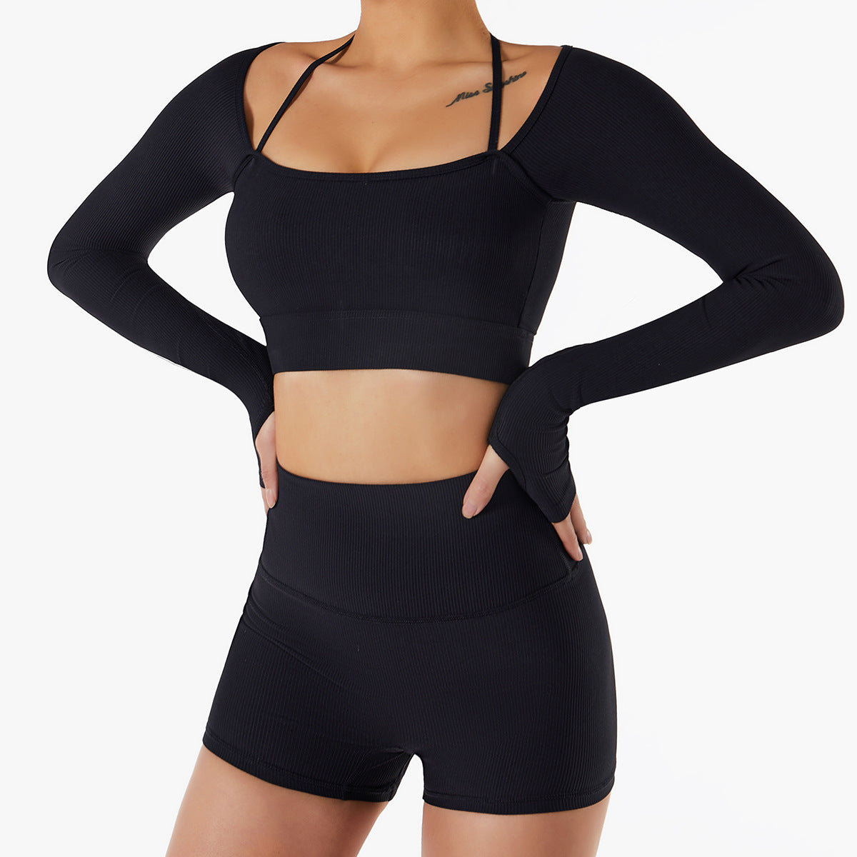 Long‑sleeve, quick‑dry performance top with built‑in support, a slim sculpting fit, and high‑stretch comfort for every flow.